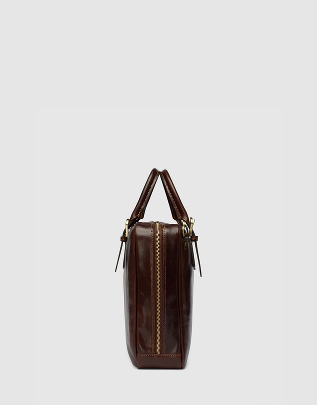 Republic of Florence - The Madrid Brown Briefcase