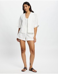 White By FTL - Bay Linen Shirt