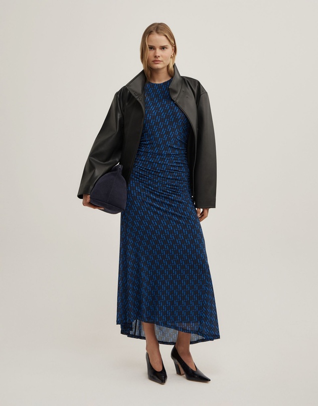 Witchery - Ruch Crew Neck Mesh Dress