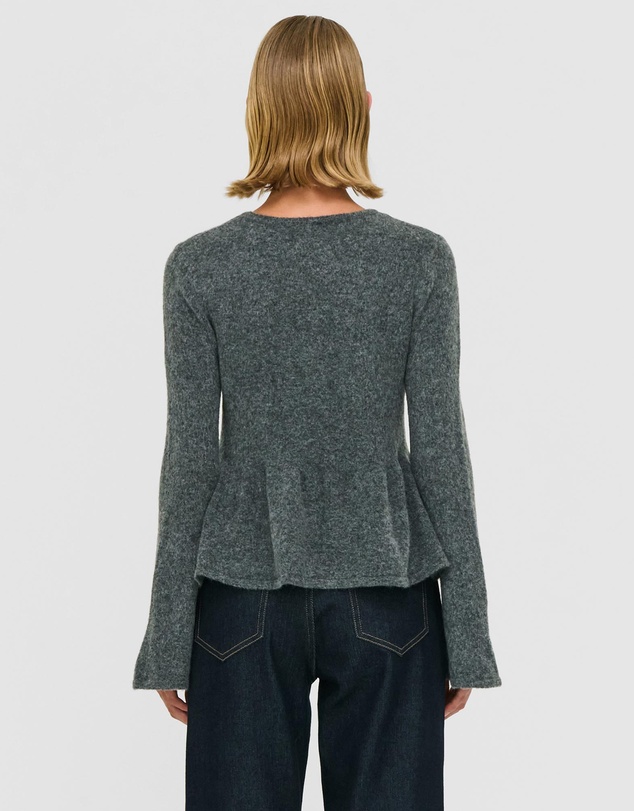 Staple the Label - Noelle Peplum Knit Top