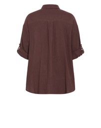City Chic - Poolside Cover Up Shirt