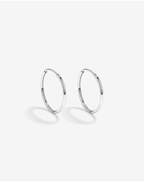 Michael Hill - 14mm Sleeper Earrings in Sterling Silver