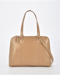 Cobb & Co - Fawkner Structured Leather Business Bag