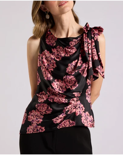 David Lawrence - Delanie Sleeveless Silk Top
