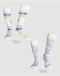 ROJO Outerwear - Retro Ski Merino Sock Pack