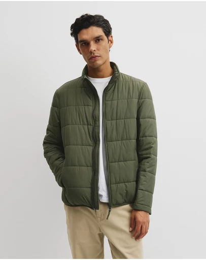 Country Road - Quilted Funnel Neck Jacket