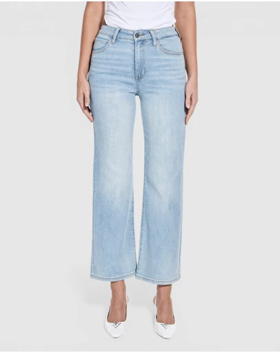 GUESS - Eco Cantina Mid Rise Wide Leg Jeans