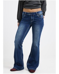 Neon Hart - Melrose Y2K Low Flare Denim Jeans