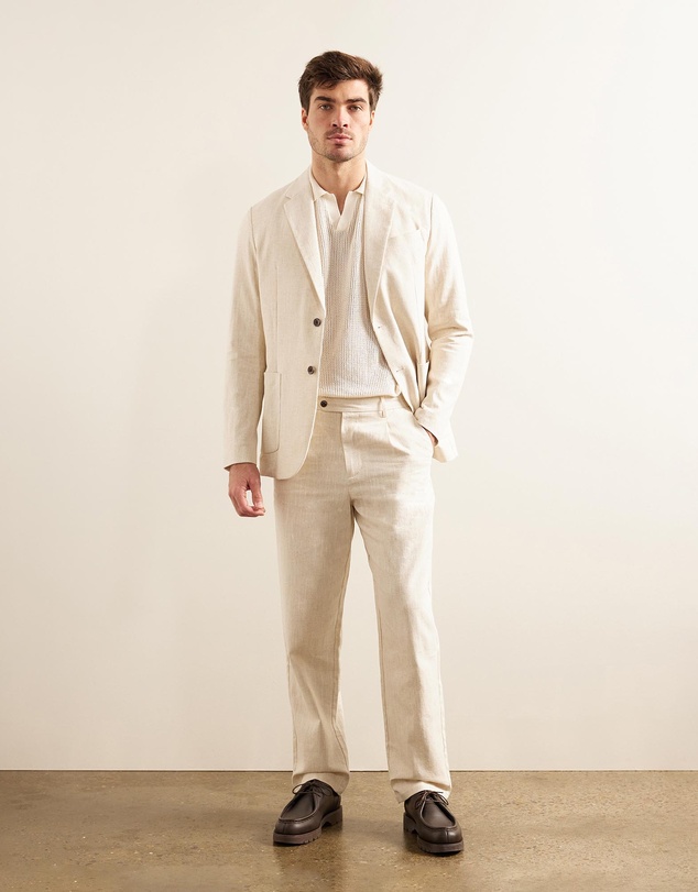 AERE - Leo Linen Suit Pants