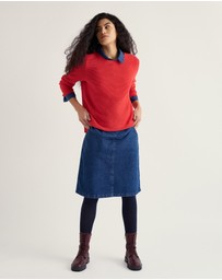 Seasalt - Seasalt Cornwall Red Makers Cotton Jumper