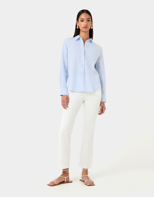 Forcast - Sam Linen Relaxed Shirt