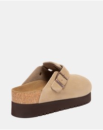 EVERAU - Australian Shepherd Ugg Berrin Platform Cow Suede Upper Loafer Oxfords Flats