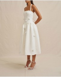 BY JOHNNY. - Anita Spot Halter Dress