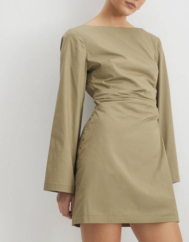 AERE - Lena Organic Cotton Mini Dress