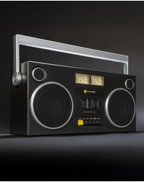 We Are Rewind - We Are Rewind Getto Blaster Cassette Player & Recorder - Curtis, Black