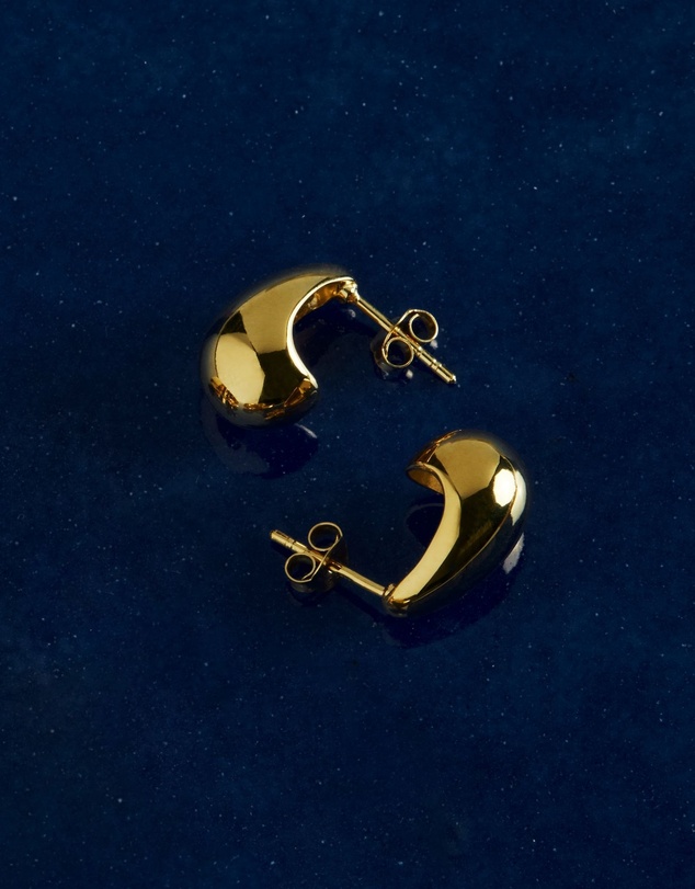 Najo - Baby Umbra Yellow Gold Earrings