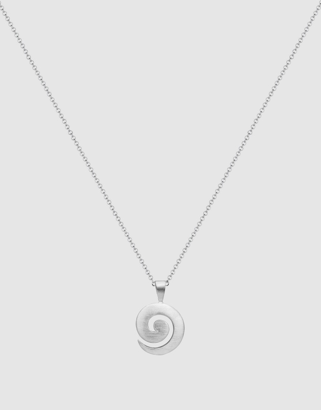 Elli Jewelry - Necklace Spiral 925 Sterling Silver Matte