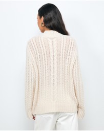 AERE - Zahra Cable Knit Jumper