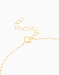 Lovisa - Gold Plated Sterling Silver Station Chain Bracelet