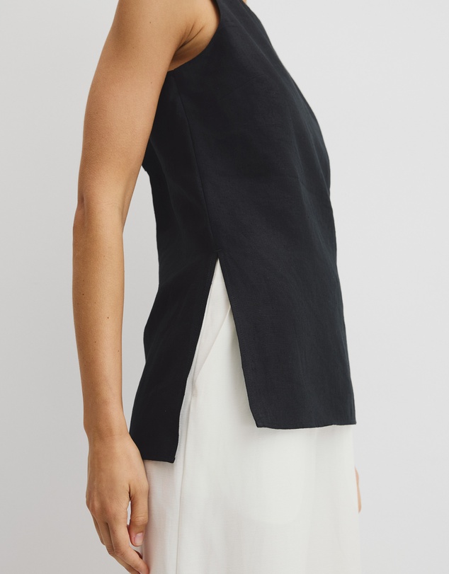 Country Road - Organically Grown Linen Longline Cami