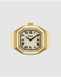 Fossil - Harlow Watch Ring Gold Analogue