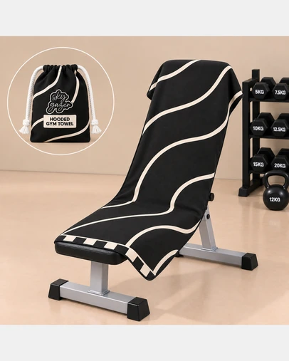 Sky Gazer - Hooded Gym Towel