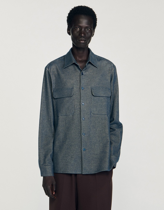 Sandro - Flannel Pocket Shirt