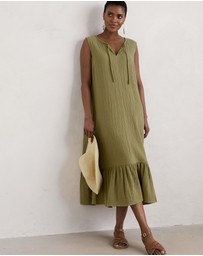 Seasalt - Seasalt Cornwall Green Teaspoon Bay Dress