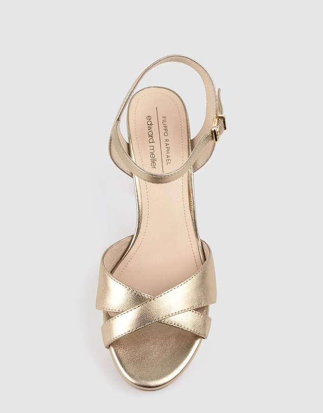 Edward Meller - RENATA100 Crossover Platform Sandal