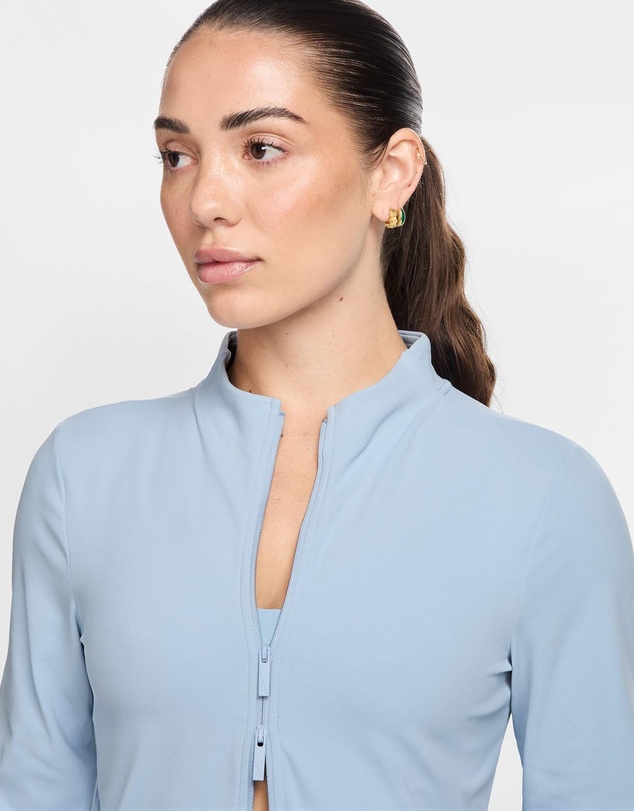 Nike - Zenvy Dri-FIT Full-Zip Long-Sleeve Top