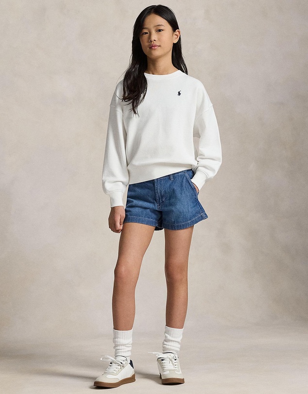 Polo Ralph Lauren - Indigo Cotton Denim Shorts - Teens