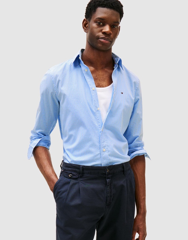 Tommy Hilfiger - TH Flex Gingham Check Regular Shirt
