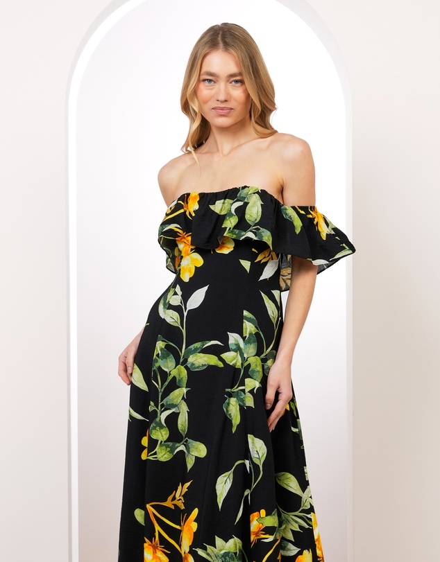 Pilgrim - Hugo Off Shoulder Maxi Dress