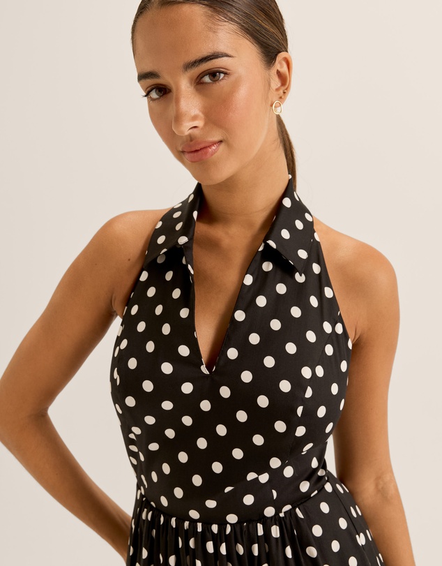 Review - Ava Spot Maxi Dress