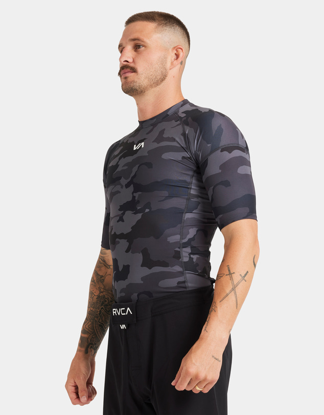 RVCA - Mens Sport Short Sleeve Rash Vest