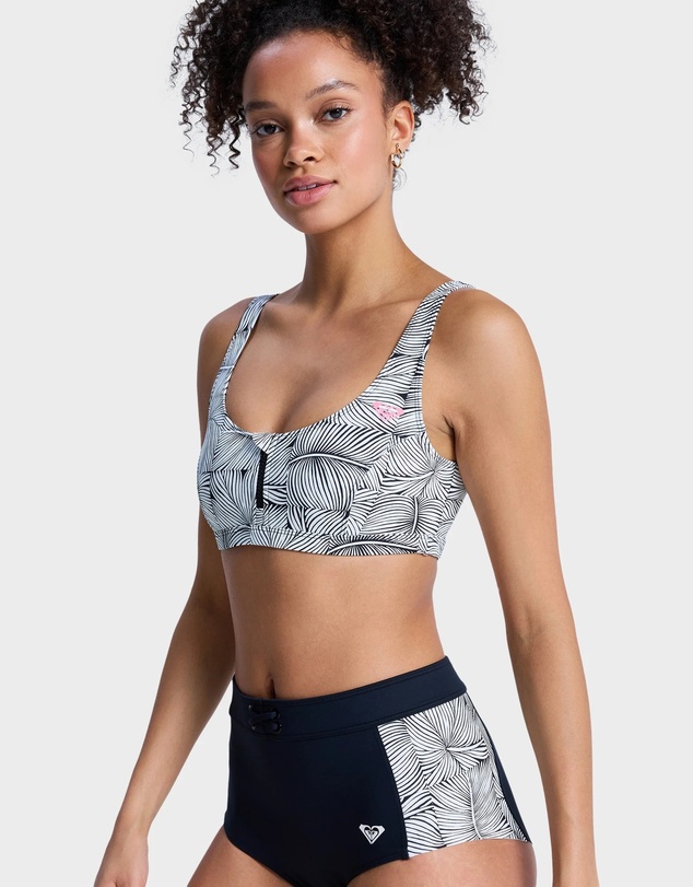 Roxy - Womens Pro Surf Athletic Tri Bikini Top