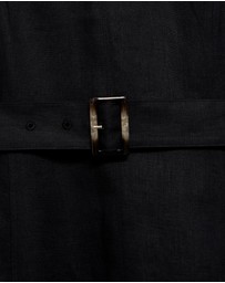 M.N.G - Laura Flared Linen Dress