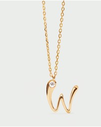 PDPAOLA - Initial 2026 W Pendant Necklace