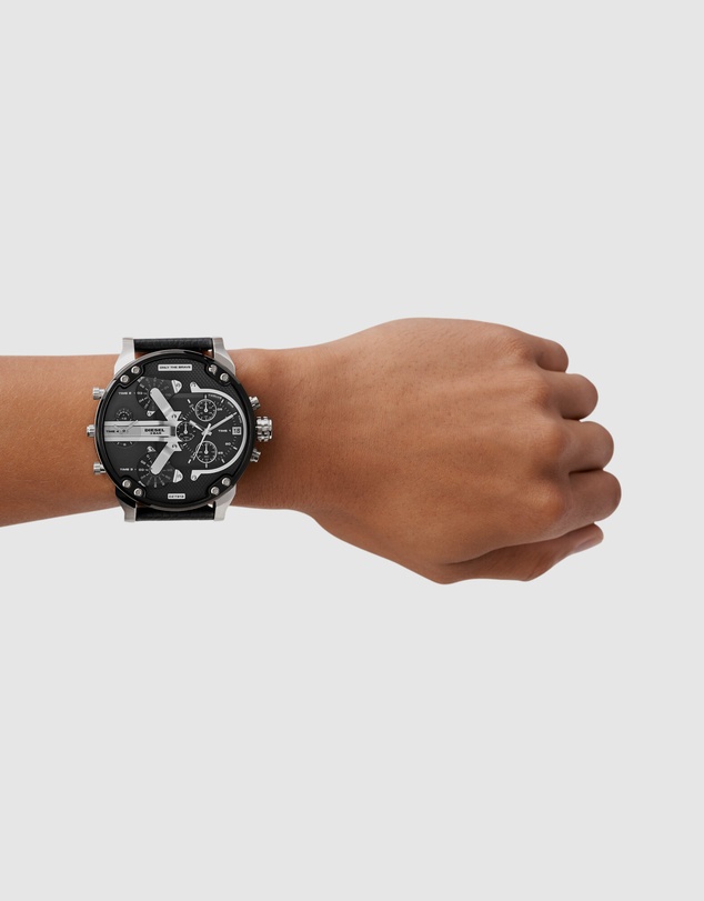 Diesel - Mr Daddy 2 Black Analogue Watch DZ7313