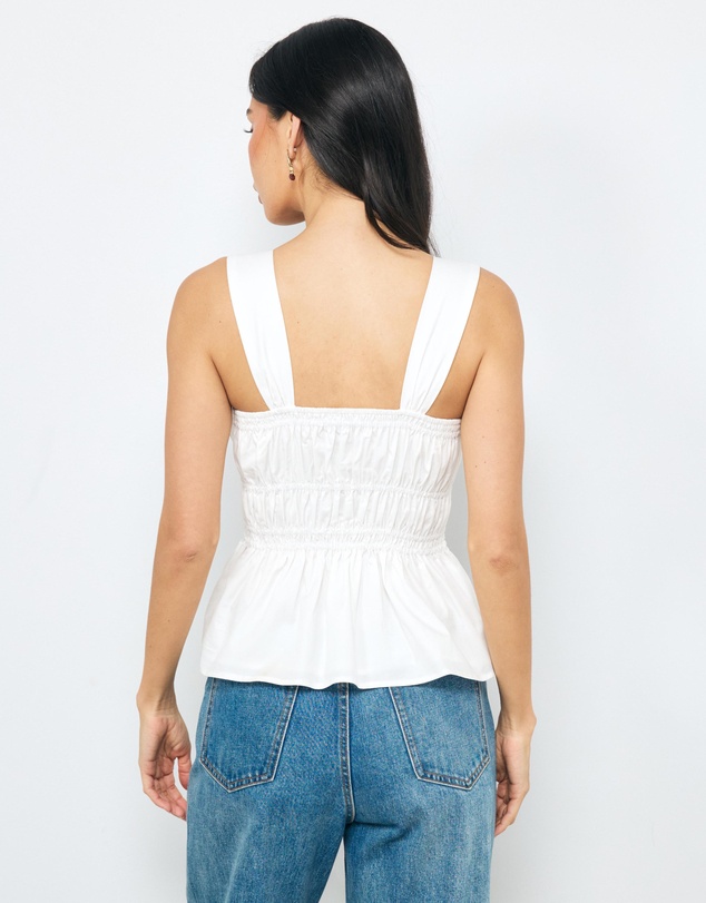 AERE - Tessa Cinched Waist Top