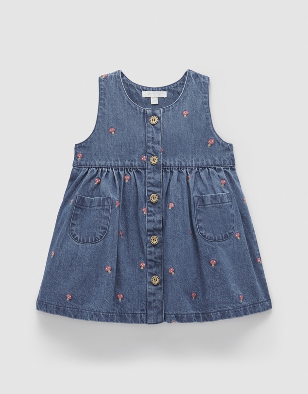 Purebaby - Embroidered Pinnie -Kids-Babies