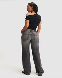 Cotton On - Curvy Low Rise Straight Jeans