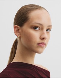 Country Road - Heart Crystal Hoop Earring