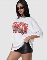JGR & STN - Cheetah Oversized T-Shirt