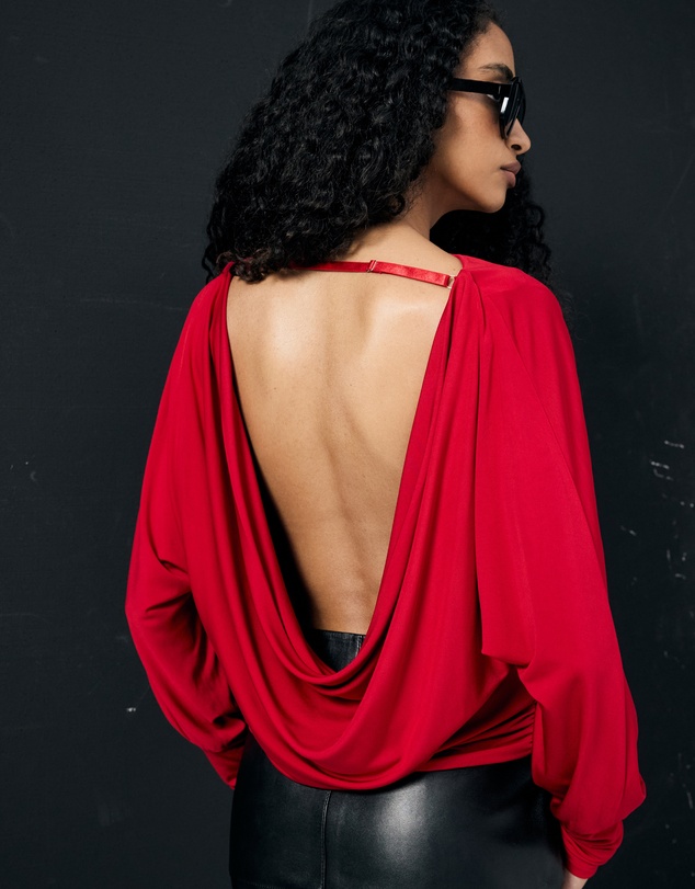 Lover - Carmen Cowl Back Top