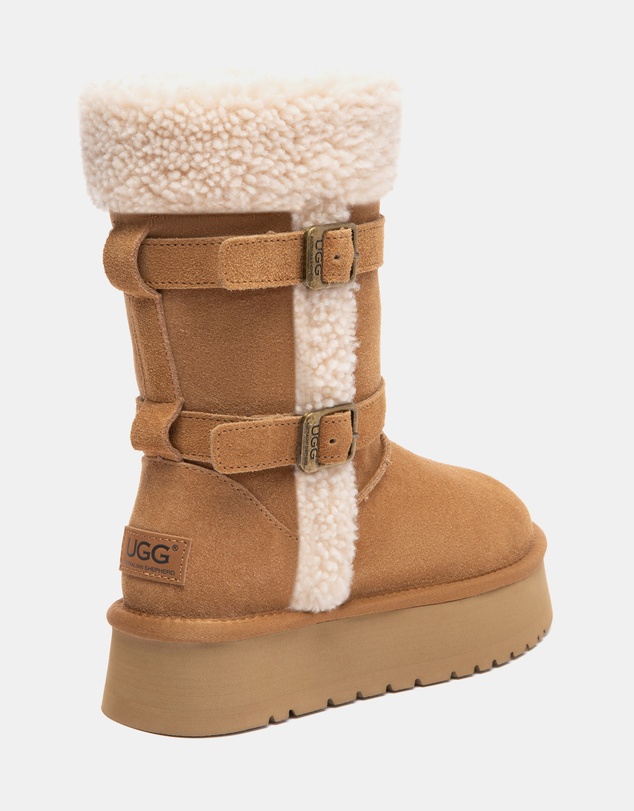 EVERAU - Australian Shepherd Ugg Short Nordel Cow Suede Upper UGG Boots