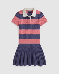 Polo Ralph Lauren - Cable Cotton Polo Sweater & Skirt Set - Kids