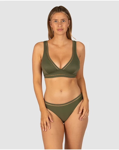 Baku Swimwear - Rococco D/DD Cup Longlline Bikini Bra Top