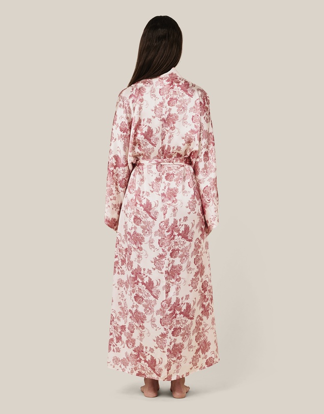 Papinelle - Madelyn Silk Kimono Maxi Robe