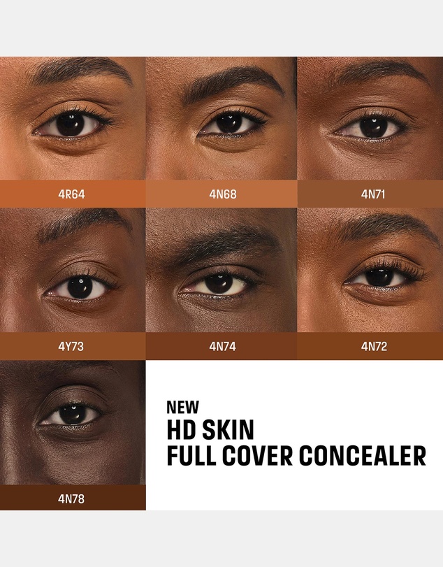 MAKE UP FOR EVER - HD Skin Full Cover Concealer Multi-Use Concealer with Niacinamide & Hyaluronic Acid